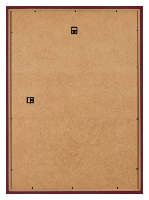 Marco de Fotos 68x98cm Vino Tinto Barrido MDF Bologna Trasera | Yourdecoration.es
