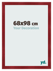 Marco de Fotos 68x98cm Vino Tinto Barrido MDF Pisa Delantera Tamano | Yourdecoration.es