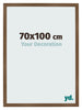 Marco de Fotos 70x100 cm Roble Rustico MDF Bologna Delantera Tamano | Yourdecoration.es