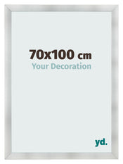 Marco de Fotos 70x100cm Aluminio Cepillado MDF Pisa Delantera Tamano | Yourdecoration.es