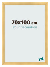 Marco de Fotos 70x100cm Dorado Vintage MDF Pisa Delantera Tamano | Yourdecoration.es