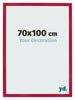 Marco de Fotos 70x100cm Rojo MDF Bologna Delantera Tamano | Yourdecoration.es