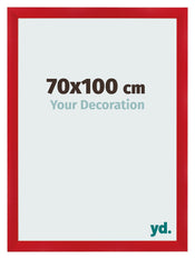 Marco de Fotos 70x100cm Rojo MDF Pisa Delantera Tamano | Yourdecoration.es