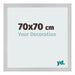 Marco de Fotos 70x70cm Acero Inoxidable MDF Bologna Delantera Tamano | Yourdecoration.es