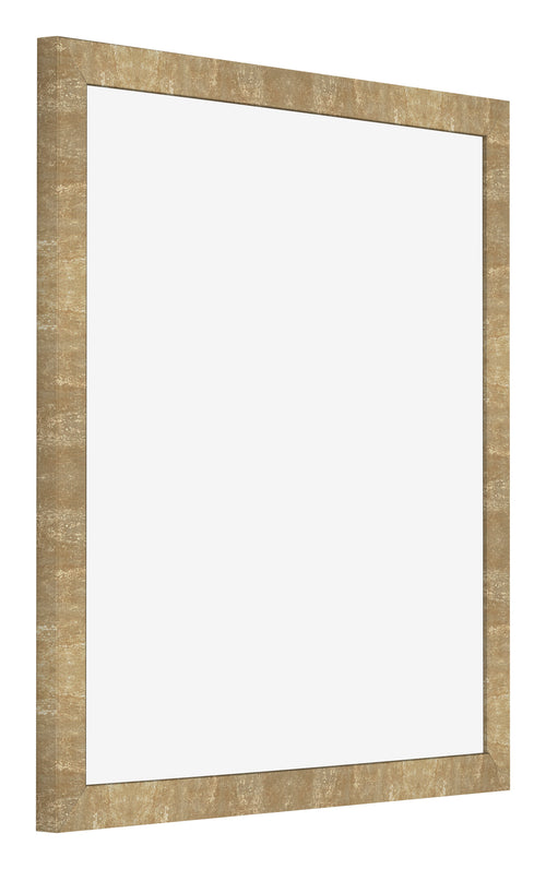 Marco de Fotos 70x70cm Dorado Antiguo MDF Bologna Delantera Oblicuo | Yourdecoration.es