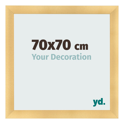 Marco de Fotos 70x70cm Dorado Vintage MDF Pisa Delantera Tamano | Yourdecoration.es