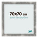 Marco de Fotos 70x70cm Metal Vintage MDF Pisa Delantera Tamano | Yourdecoration.es