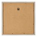 Marco de Fotos 70x70cm Plateado Mate MDF Bologna Trasera | Yourdecoration.es