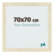 Marco de Fotos 70x70cm Roble Sonoma MDF Pisa Delantera Tamano | Yourdecoration.es