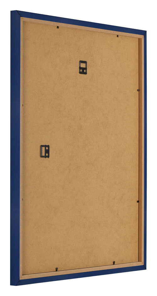 Marco de Fotos 70x90cm Azul Oscuro Barrido MDF Bologna Trasera Oblicuo | Yourdecoration.es