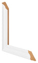 Marco de Fotos 70x90cm Blanco Barrido MDF Lazio Detalle Diametro | Yourdecoration.es
