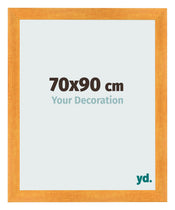 Marco de Fotos 70x90cm Naranja MDF Pisa Delantera Tamano | Yourdecoration.es