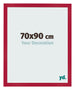 Marco de Fotos 70x90cm Rojo MDF Bologna Delantera Tamano | Yourdecoration.es
