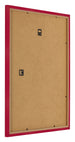 Marco de Fotos 70x90cm Rojo MDF Bologna Trasera Oblicuo | Yourdecoration.es