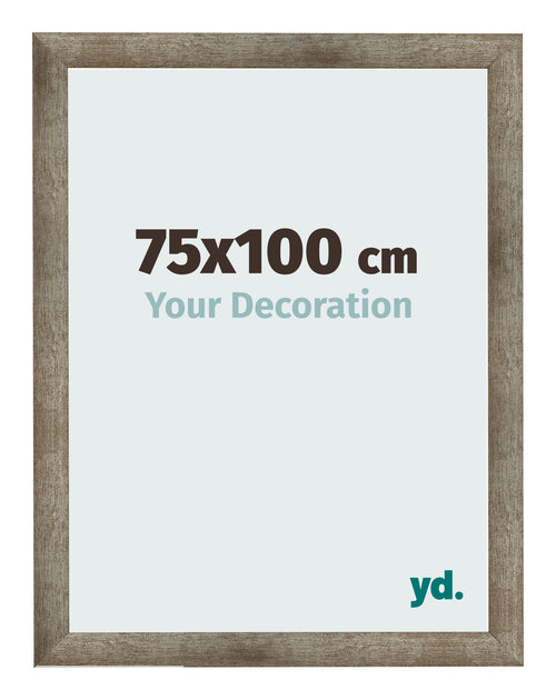 Marco de Fotos 75x100 cm Metal Vintage MDF Bologna Delantera Tamano | Yourdecoration.es