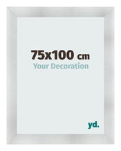 Marco de Fotos 75x100cm Aluminio Cepillado MDF Pisa Delantera Tamano | Yourdecoration.es
