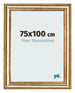 Marco de Fotos 75x100cm Dorado Antiguo MDF Lazio Delantera Tamano | Yourdecoration.es