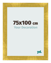 Marco de Fotos 75x100cm Dorado Vintage MDF Pisa Delantera Tamano | Yourdecoration.es
