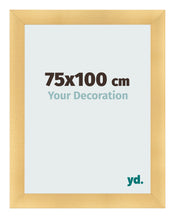 Marco de Fotos 75x100cm Dorado Vintage MDF Pisa Delantera Tamano | Yourdecoration.es