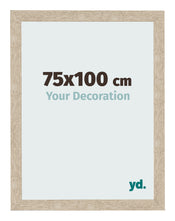Marco de Fotos 75x100cm Roble Sonoma MDF Bologna Delantera Tamano | Yourdecoration.es