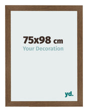 Marco de Fotos 75x98 cm Roble Rustico MDF Bologna Delantera Tamano | Yourdecoration.es