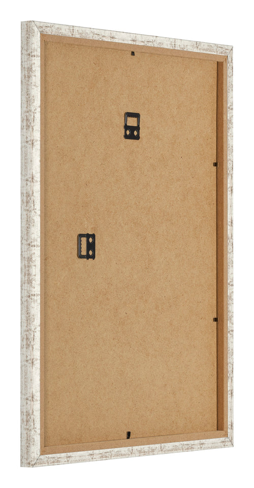 Marco de Fotos 75x98cm Blanco Vintage MDF Bologna Trasera Oblicuo | Yourdecoration.es