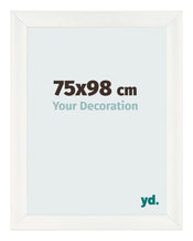 Marco de Fotos 75x98cm Blanco Vintage MDF Pisa Delantera Tamano | Yourdecoration.es