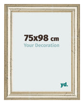 Marco de Fotos 75x98cm Brillo Metalico MDF Lazio Delantera Tamano | Yourdecoration.es