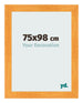 Marco de Fotos 75x98cm Naranja MDF Pisa Delantera Tamano | Yourdecoration.es