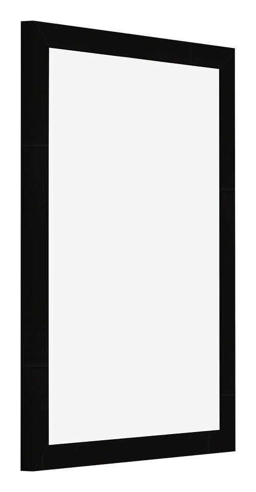 Marco de Fotos 75x98cm Negro Brillante MDF Bologna Delantera Oblicuo | Yourdecoration.es