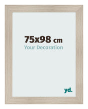 Marco de Fotos 75x98cm Roble Rustico MDF Pisa Delantera Tamano | Yourdecoration.es