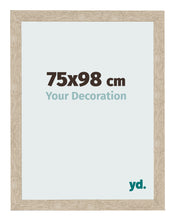 Marco de Fotos 75x98cm Roble Sonoma MDF Bologna Delantera Tamano | Yourdecoration.es