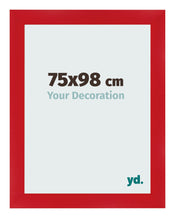 Marco de Fotos 75x98cm Rojo MDF Pisa Delantera Tamano | Yourdecoration.es