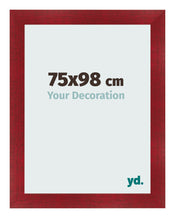 Marco de Fotos 75x98cm Vino Tinto Barrido MDF Pisa Delantera Tamano | Yourdecoration.es