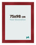 Marco de Fotos 75x98cm Vino Tinto Barrido MDF Pisa Delantera Tamano | Yourdecoration.es