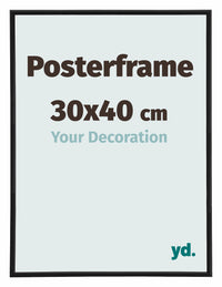 Marco de Poster 30x40cm Negro Mate Plastico Paris Tamano | Yourdecoration.es