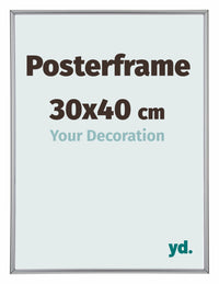 Marco de Poster 30x40cm Plateado Plastico Paris Tamano | Yourdecoration.es