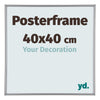 Marco de Poster 40x40cm Plateado Plastico Paris Tamano | Yourdecoration.es