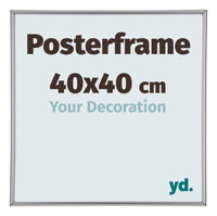 Marco de Poster 40x40cm Plateado Plastico Paris Tamano | Yourdecoration.es