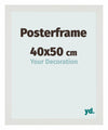 Marco de Poster 40x50cm Blanco Mate MDF Parma Tamano | Yourdecoration.es