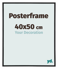 Marco de Poster 40x50cm Negro Mate Plastico Paris Tamano | Yourdecoration.es