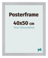 Marco de Poster 40x50cm Plateado MDF Parma Tamano | Yourdecoration.es