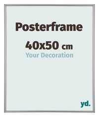 Marco de Poster 40x50cm Plateado Plastico Paris Tamano | Yourdecoration.es