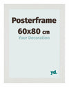 Marco de Poster 60x80cm Blanco Mate MDF Parma Tamano | Yourdecoration.es