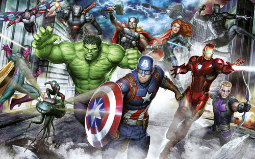 Marvel Avengers Assemble Papel Pintado DX8 173 | Yourdecoration.es