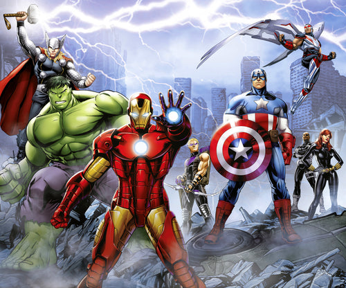 Marvel Avengers Ultimate Warriors Papel Pintado DX6 183 | Yourdecoration.es