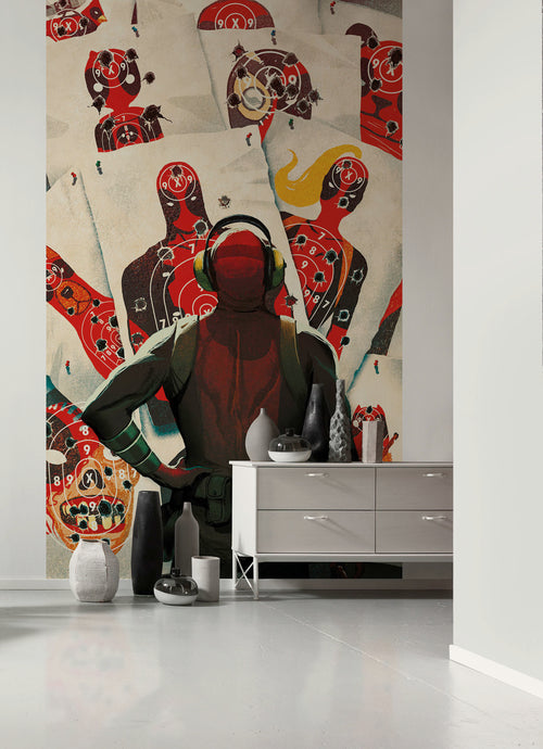 Marvel Deadpool Target Shooting Interior Papel Pintado DX3 174 | Yourdecoration.es