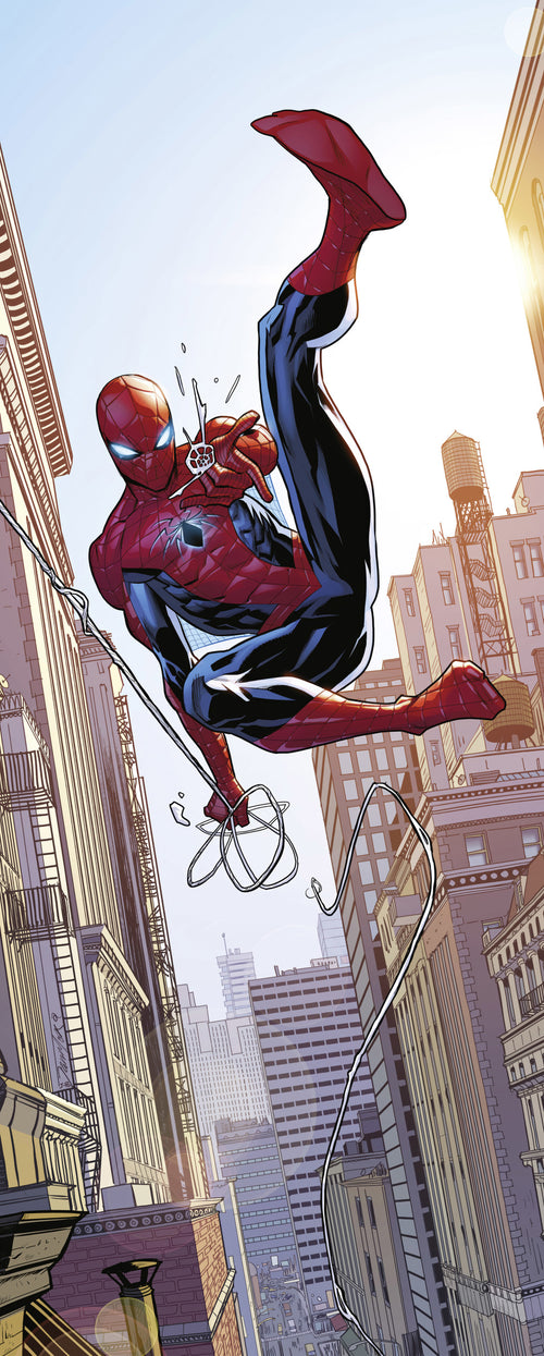 Marvel Spider Man Swinging Papel Pintado DX2 232 | Yourdecoration.es