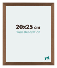 Mura MDF Marco de Fotos 20x25cm Decoración de cobre Parte delantera Tamano | Yourdecoration.es