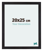 Mura MDF Marco de Fotos 20x25cm Negro grano de madera Parte delantera Tamano | Yourdecoration.es